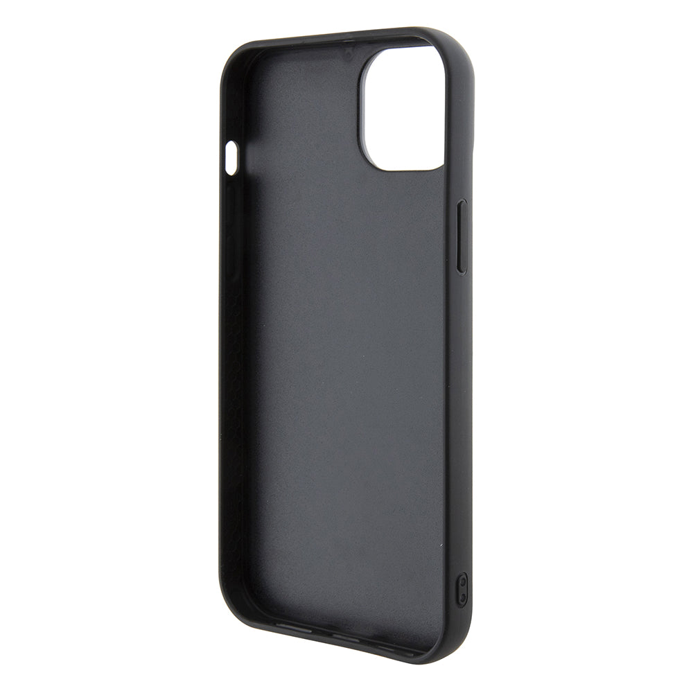 Калъф за Apple iPhone 15 Plus, Karl Lagerfeld, 3D Rubber Multi Logo, Черен