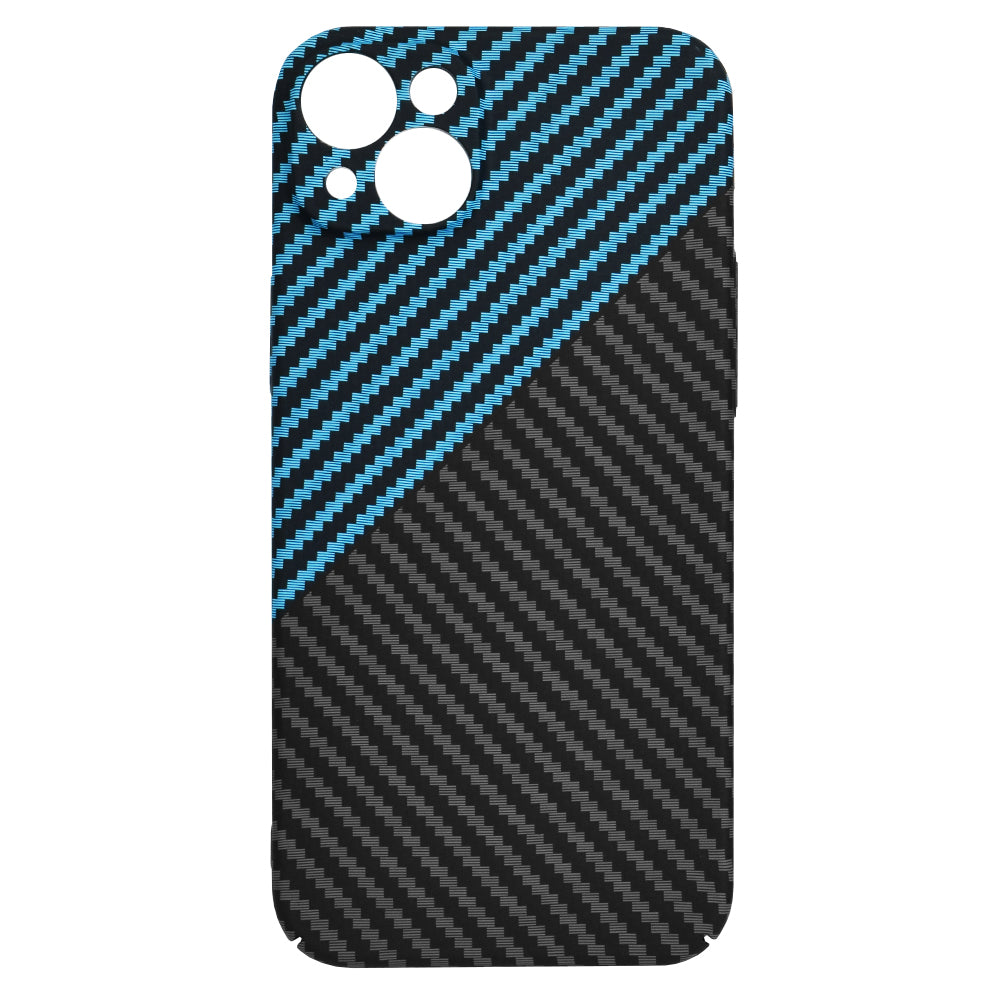 Калъф за Apple iPhone 15 Plus, Techsuit, Carbonite FiberShell, Черно Синьо