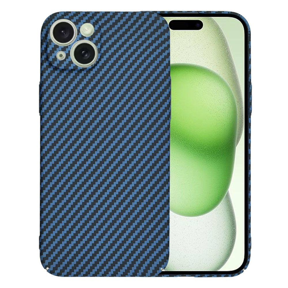 Калъф за Apple iPhone 15 Plus, Techsuit, Carbonite FiberShell, Тюркоаз