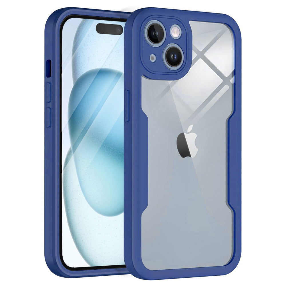 Калъф за Apple iPhone 15 Plus, Techsuit, ColorVerse 360, Син