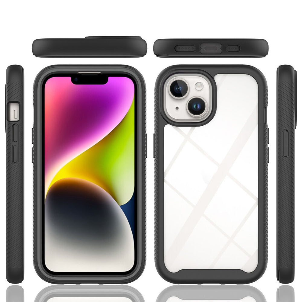 Калъф за Apple iPhone 15 Plus, Techsuit, Defense360 Pro, Черен