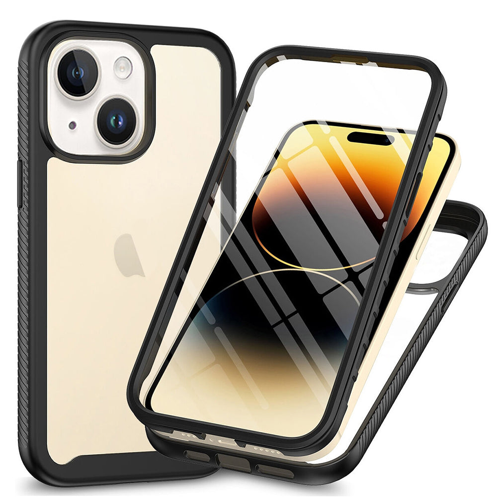 Калъф за Apple iPhone 15 Plus, Techsuit, Defense360 Pro, Черен