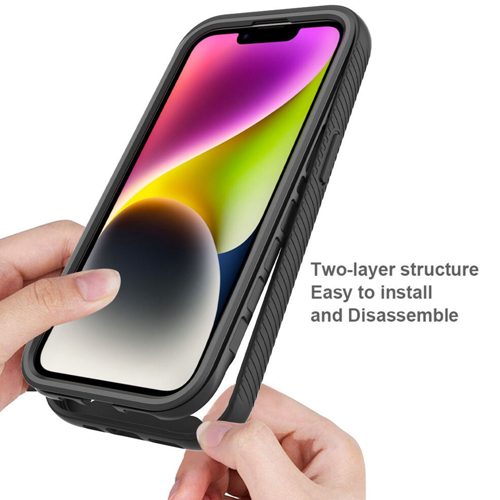 Калъф за Apple iPhone 15 Plus, Techsuit, Defense360 Pro, Черен