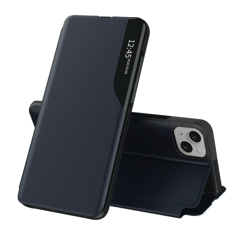 Калъф за Apple iPhone 15 Plus, Techsuit, eFold, Тъмносин