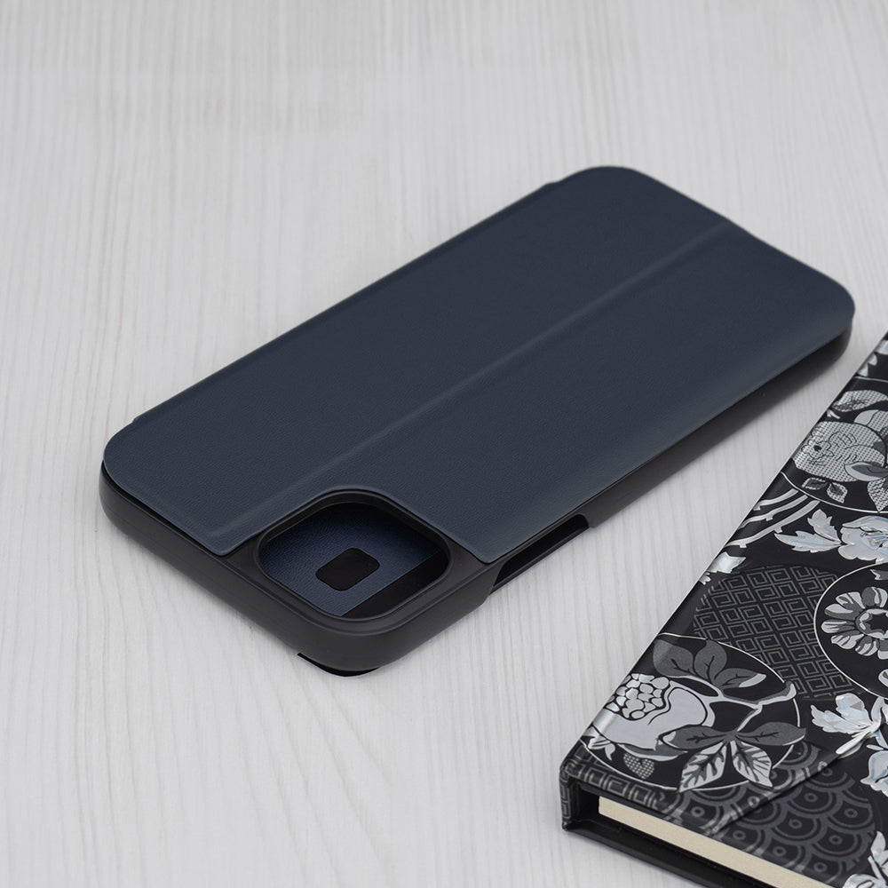 Калъф за Apple iPhone 15 Plus, Techsuit, eFold, Тъмносин