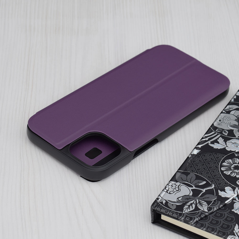 Калъф за Apple iPhone 15 Plus, Techsuit, eFold, Лилав