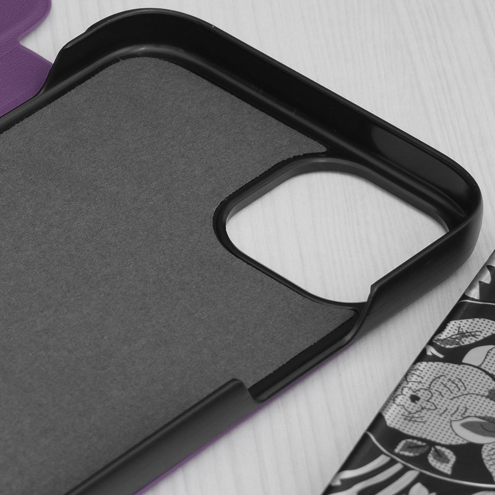 Калъф за Apple iPhone 15 Plus, Techsuit, eFold, Лилав