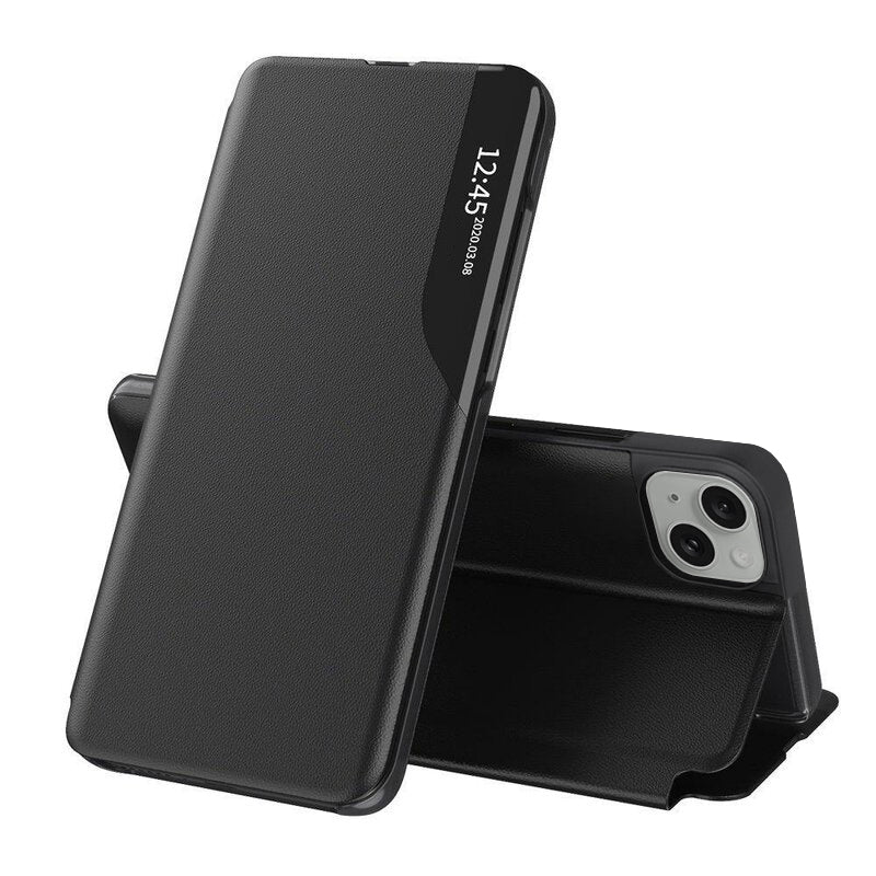 Калъф за Apple iPhone 15 Plus, Techsuit, eFold, Черен