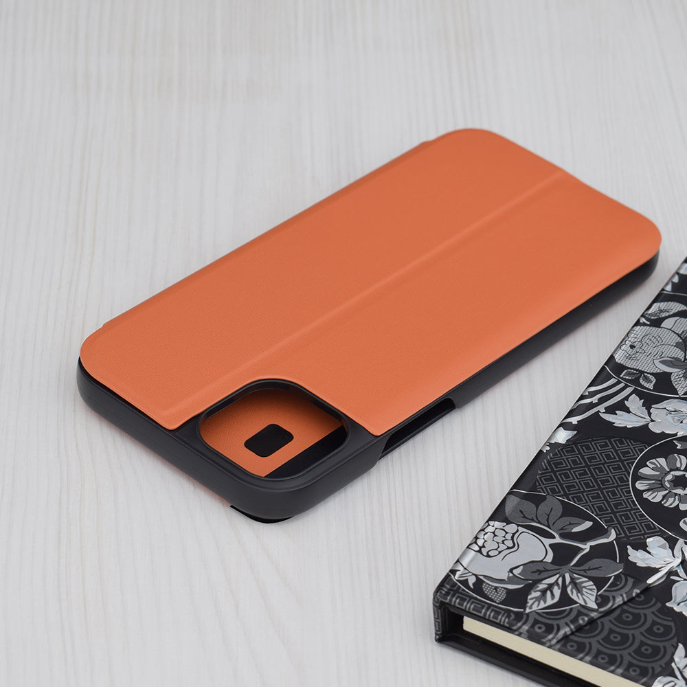 Калъф за Apple iPhone 15 Plus, Techsuit, eFold, Оранжев