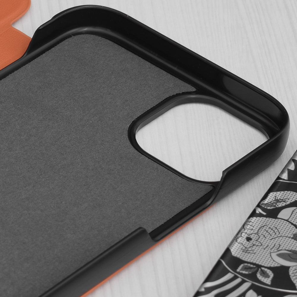Калъф за Apple iPhone 15 Plus, Techsuit, eFold, Оранжев