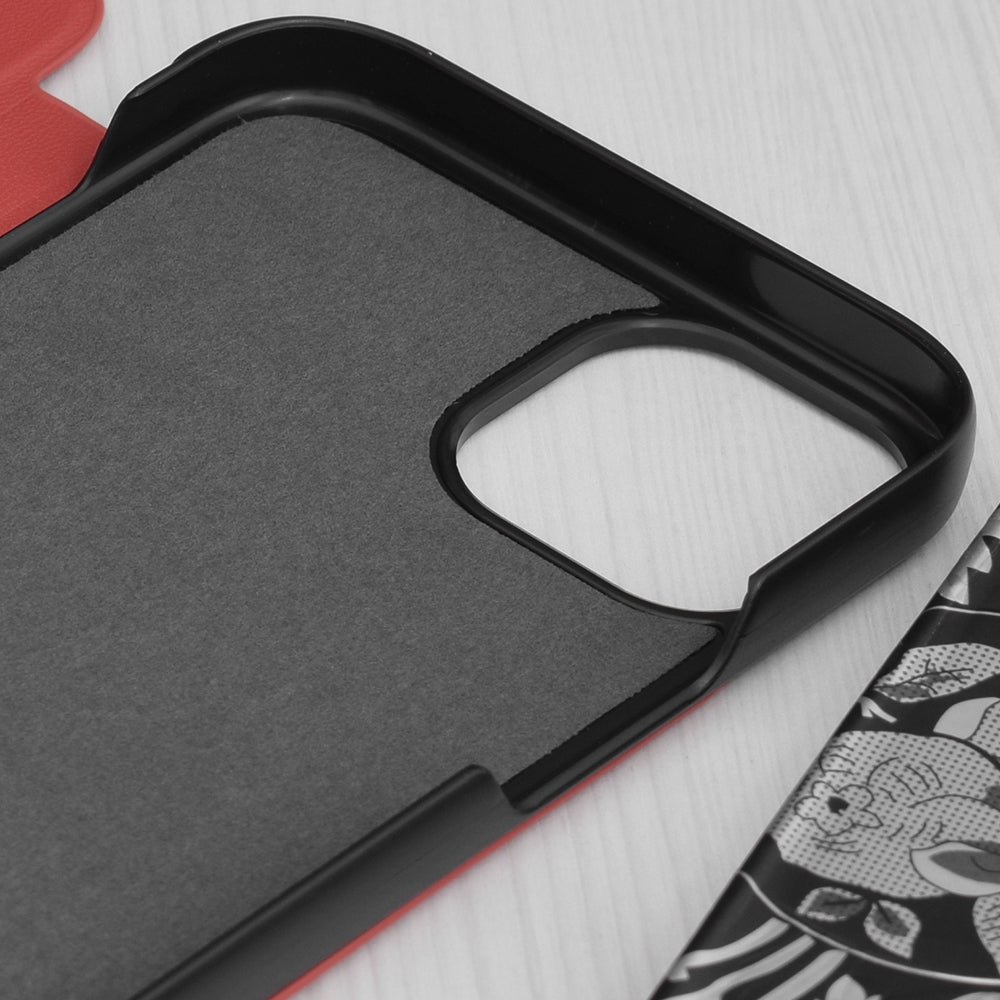 Калъф за Apple iPhone 15 Plus, Techsuit, eFold, Червен