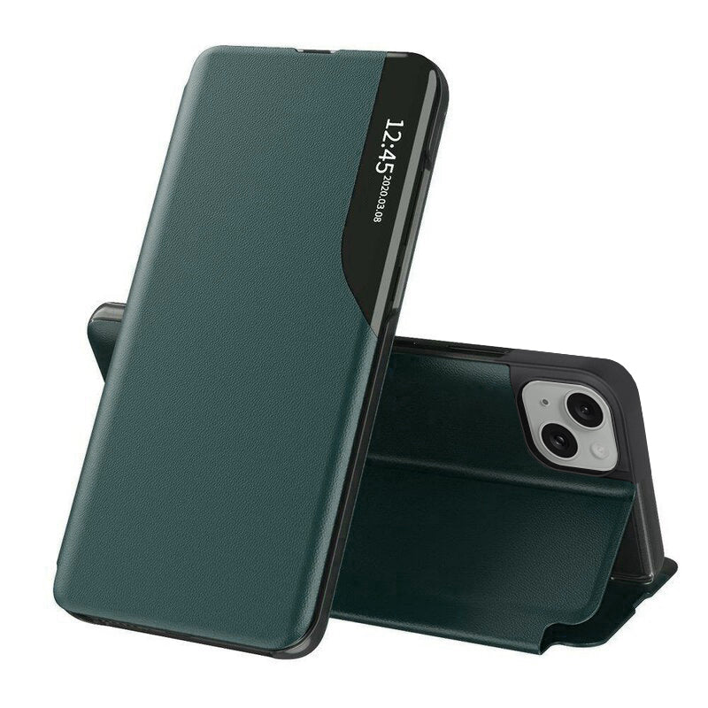 Калъф за Apple iPhone 15 Plus, Techsuit, eFold, Зелен