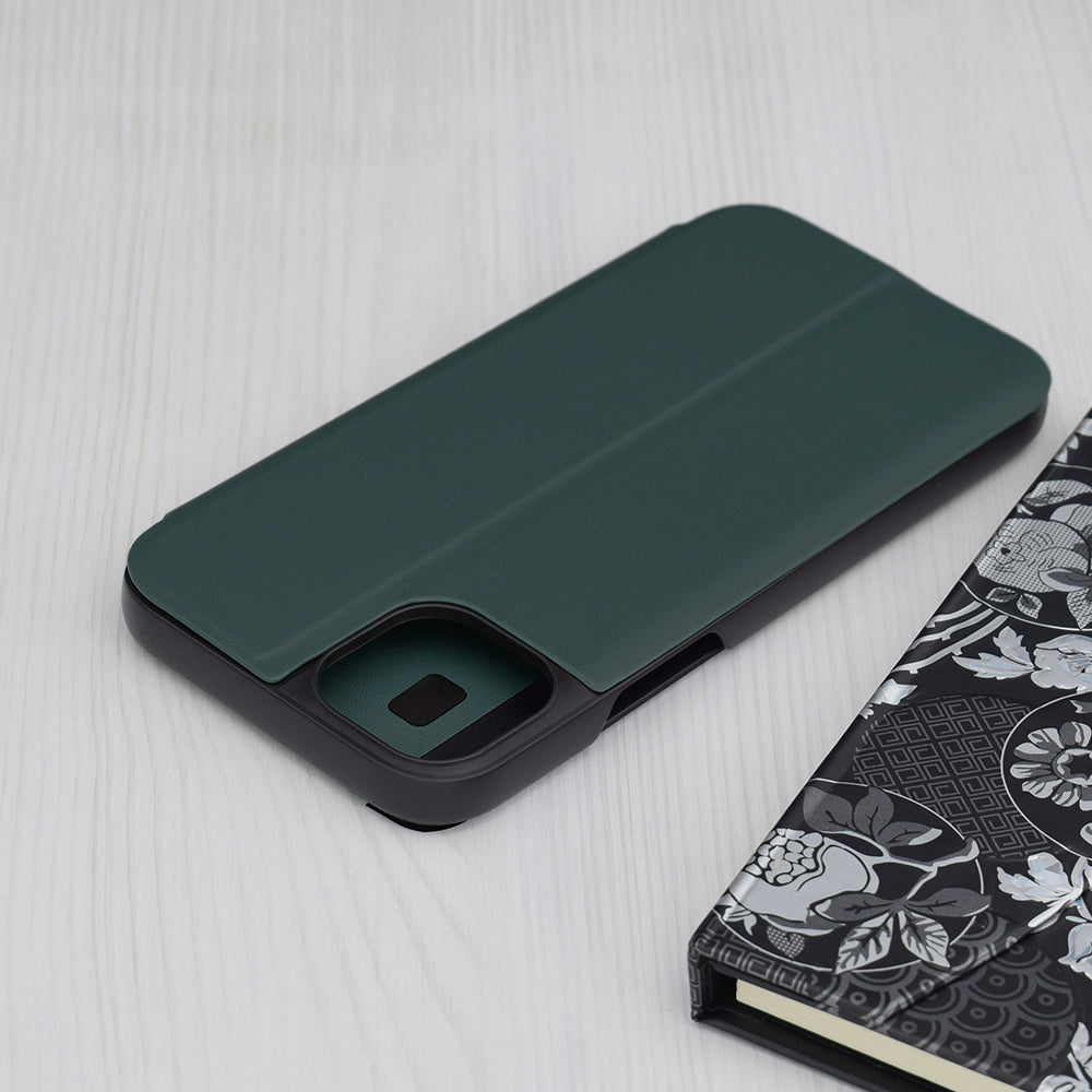 Калъф за Apple iPhone 15 Plus, Techsuit, eFold, Зелен