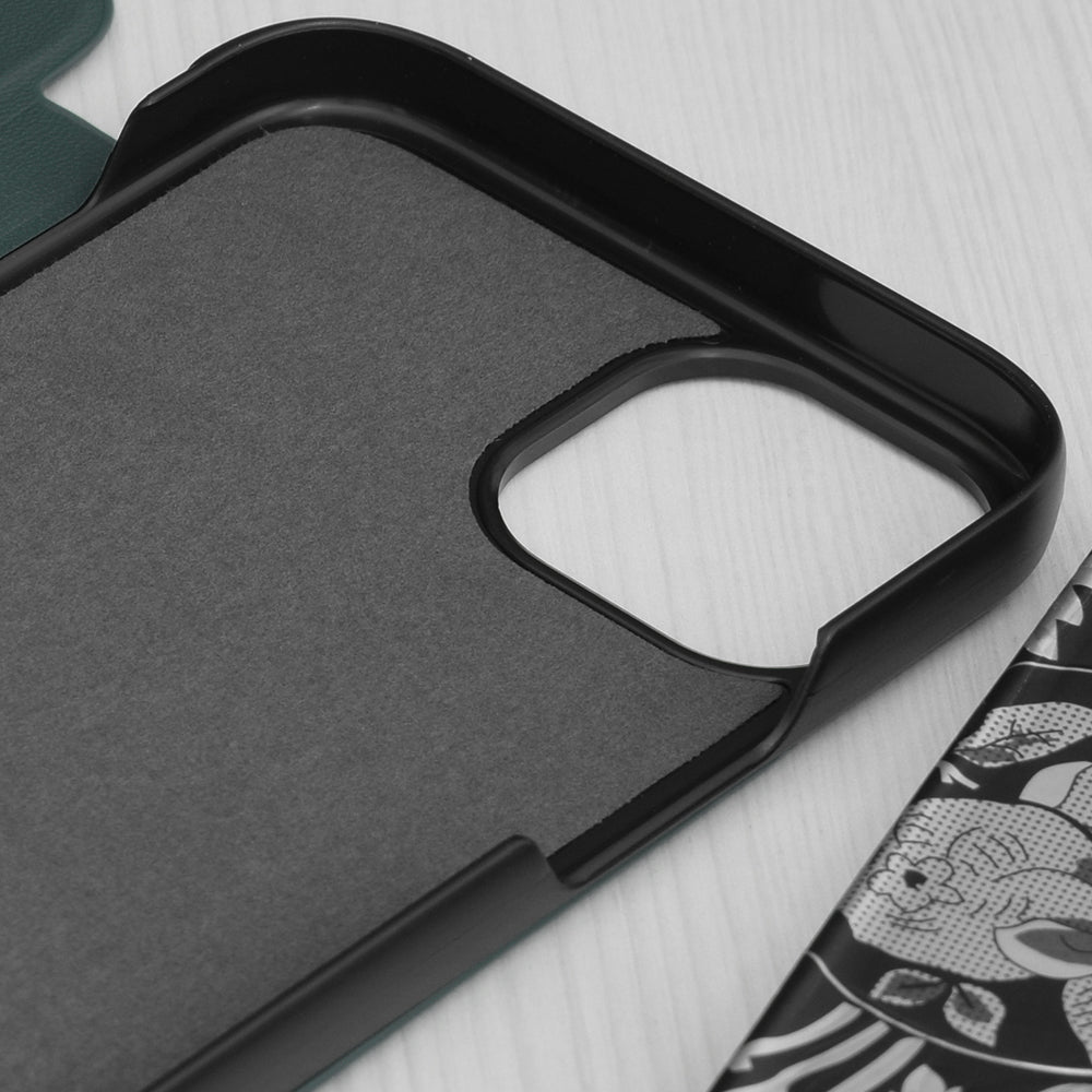 Калъф за Apple iPhone 15 Plus, Techsuit, eFold, Зелен