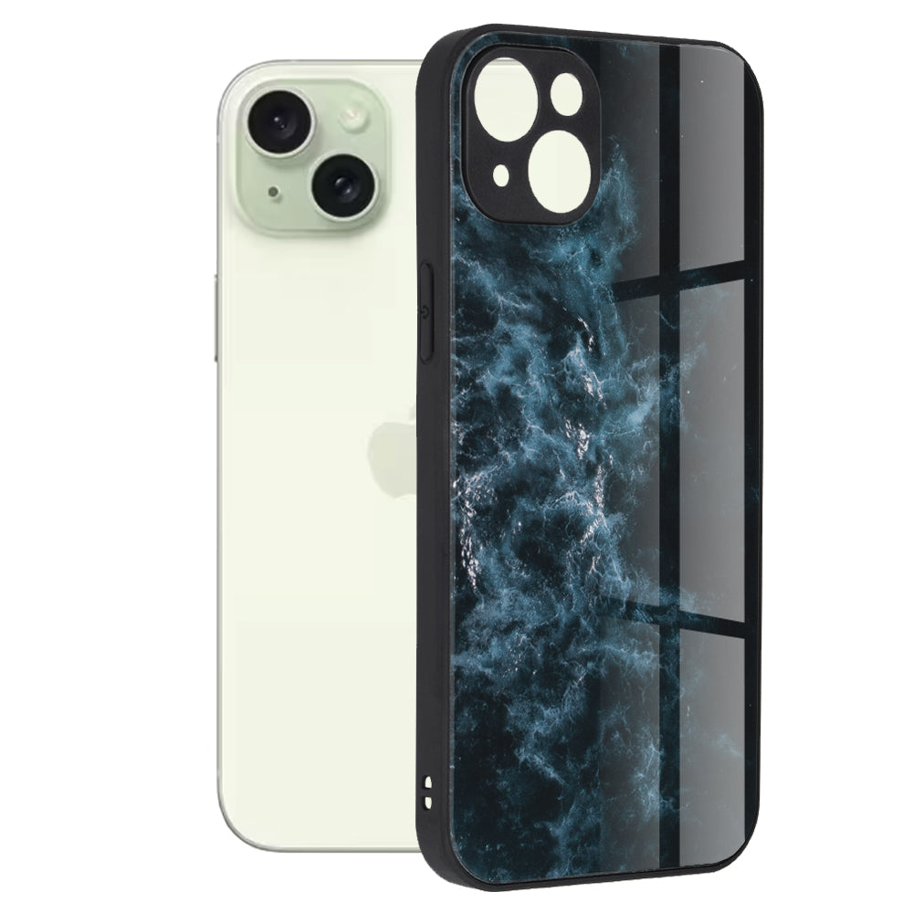 Калъф за Apple iPhone 15 Plus, Techsuit, Glaze, Син