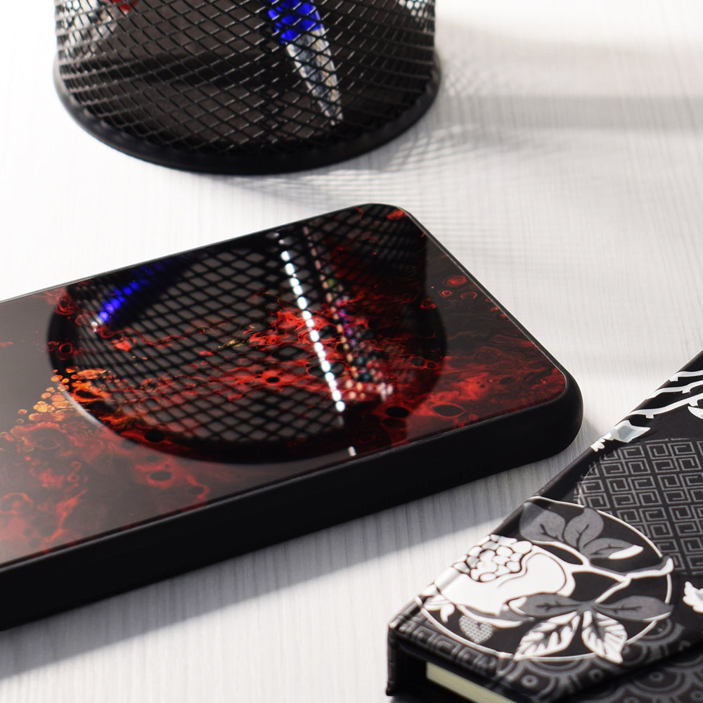 Калъф за Apple iPhone 15 Plus, Techsuit, Glaze, Червен