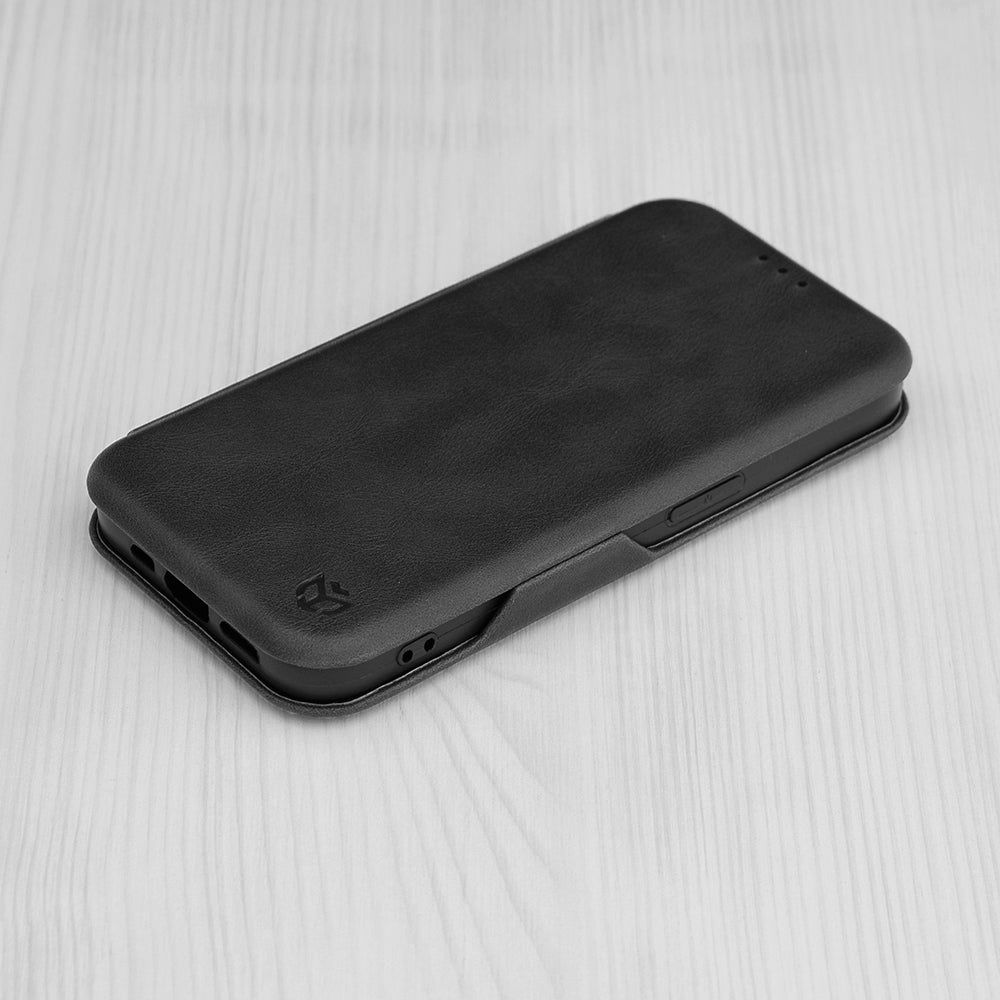 Калъф за Apple iPhone 15 Plus, Techsuit, Safe Wallet Plus, Черен