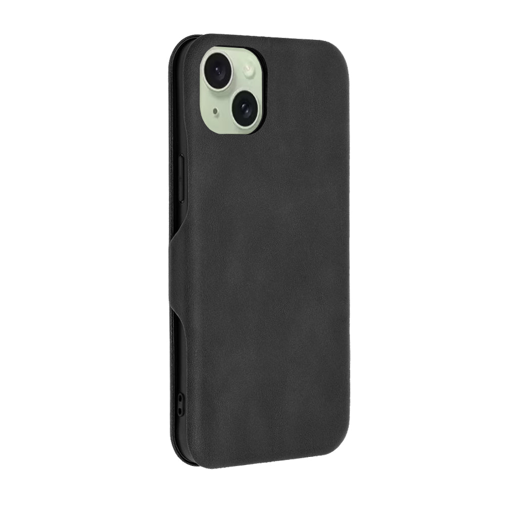 Калъф за Apple iPhone 15 Plus, Techsuit, Safe Wallet Plus, Черен