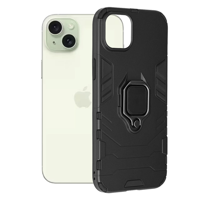 Калъф за Apple iPhone 15 Plus, Techsuit, Shield, Черен