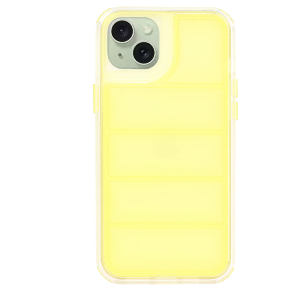 Калъф за Apple iPhone 15 Plus, Techsuit, Wave Shield, Жълт