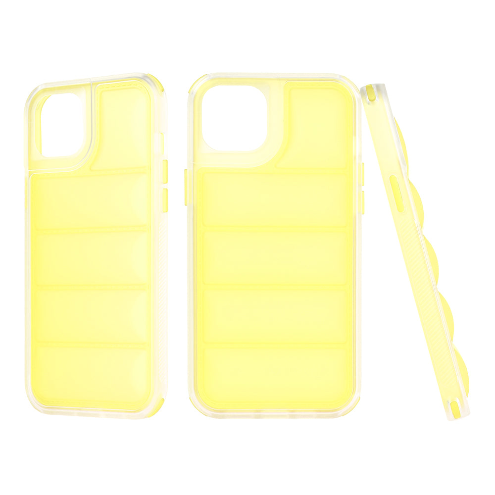 Калъф за Apple iPhone 15 Plus, Techsuit, Wave Shield, Жълт