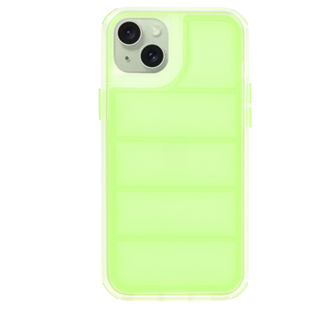 Калъф за Apple iPhone 15 Plus, Techsuit, Wave Shield, Зелен
