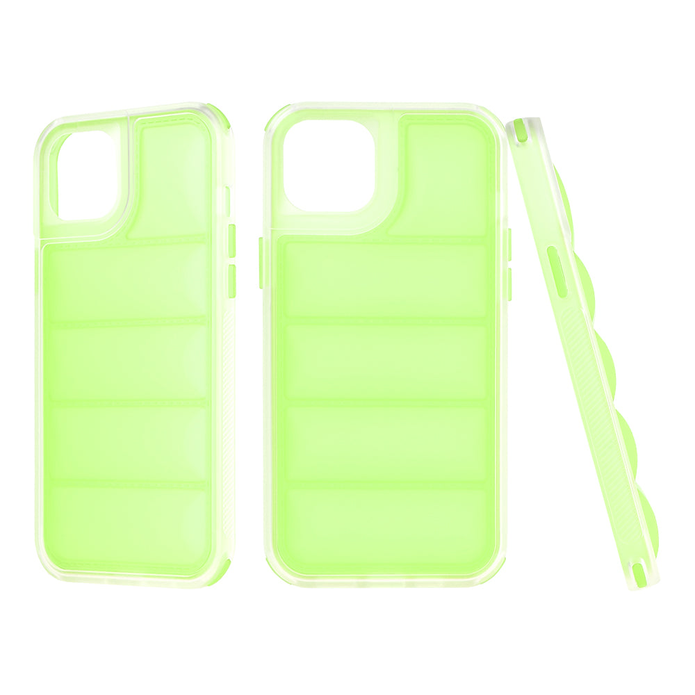 Калъф за Apple iPhone 15 Plus, Techsuit, Wave Shield, Зелен