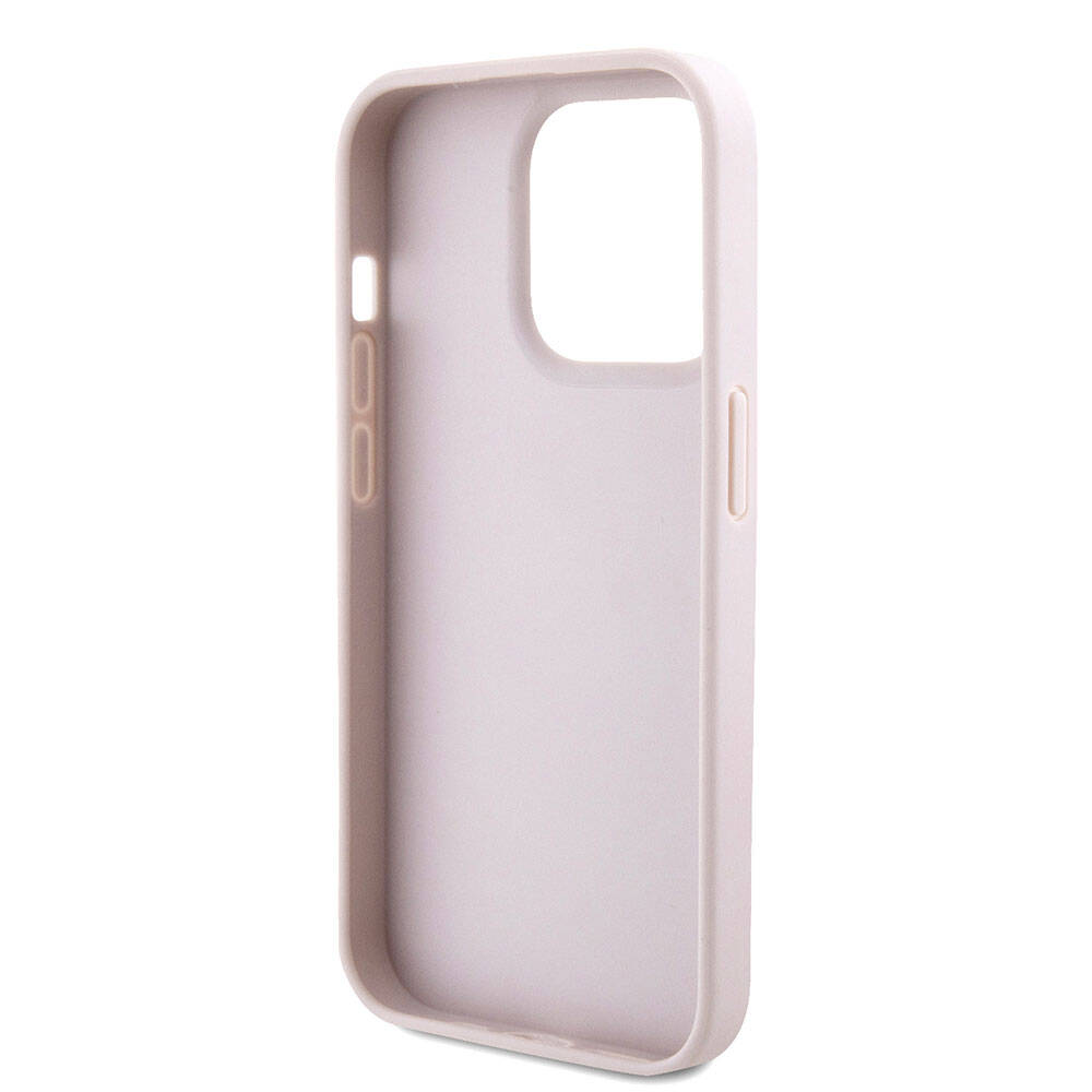 Калъф за Apple iPhone 15 Pro, Guess, Crossbody 4G Metal Logo, Розов