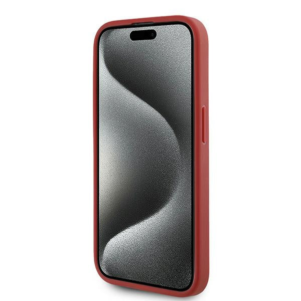 Калъф за Apple iPhone 15 Pro, Karl Lagerfeld, Diagonal Quilted Script, Rosie
