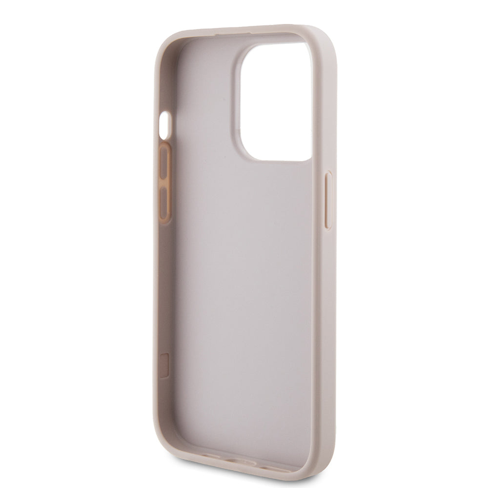 Калъф за Apple iPhone 15 Pro Max, Guess, 4G Stripe, Розов