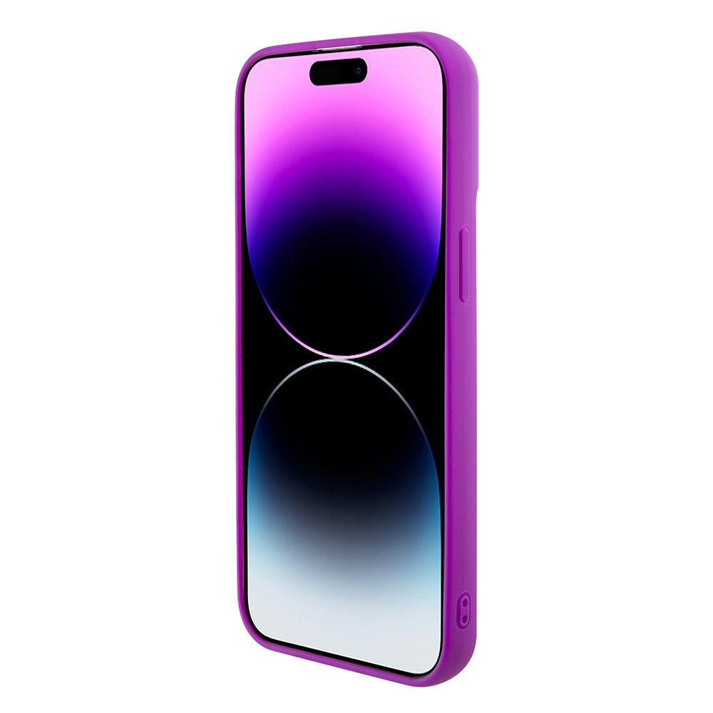 Калъф за Apple iPhone 15 Pro Max, Guess, Disco Metal Script, Фуксия