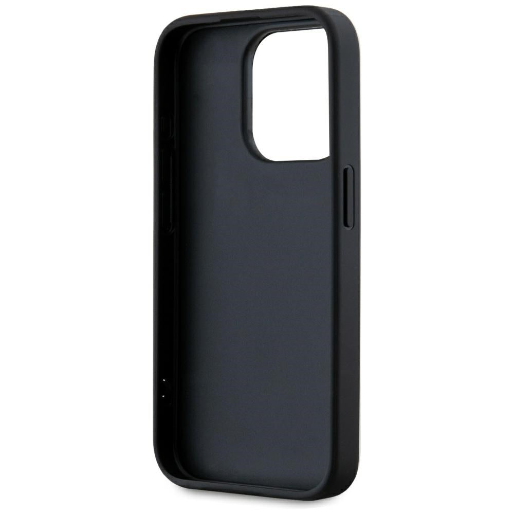 Калъф за Apple iPhone 15 Pro Max, Karl Lagerfeld, Saffiano Athleisure Stripes with Strap, Розов