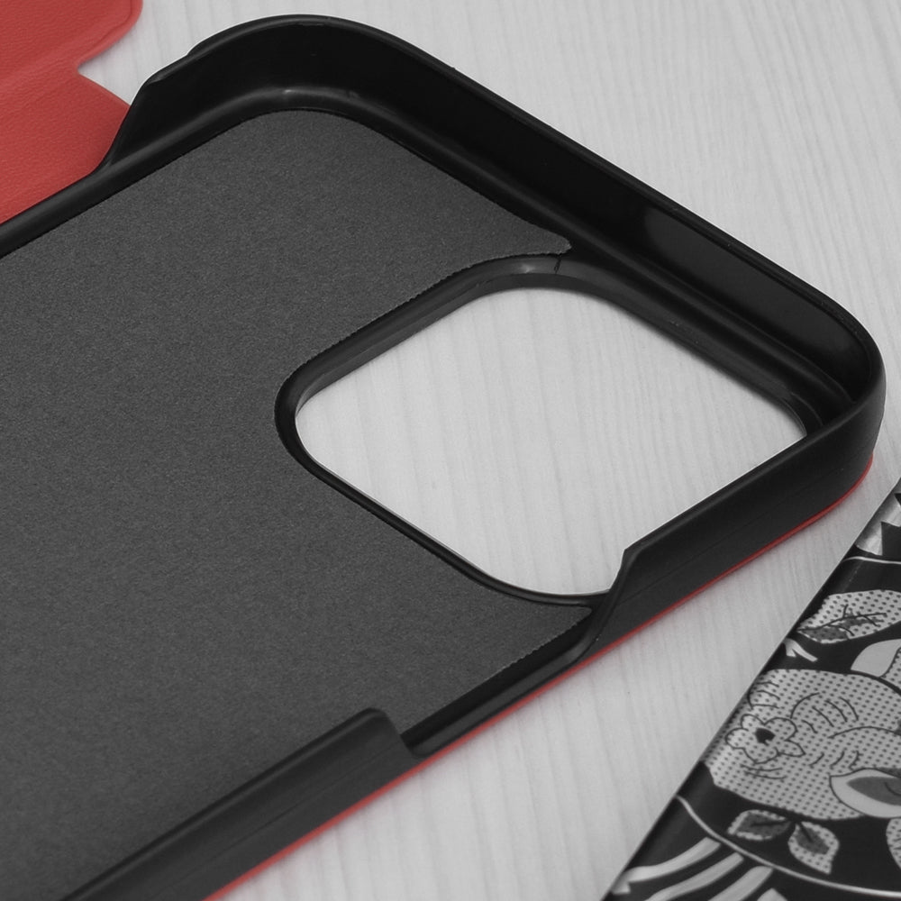 Калъф за Apple iPhone 15 Pro Max, Techsuit, eFold, Червен