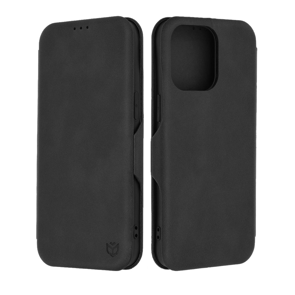 Калъф за Apple iPhone 15 Pro Max, Techsuit, Safe Wallet Plus, Черен