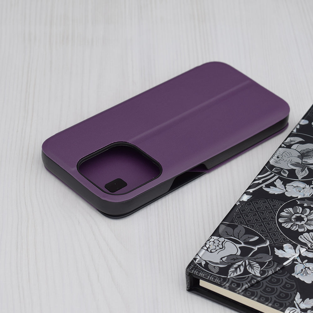 Калъф за Apple iPhone 15 Pro, Techsuit, eFold, Лилав