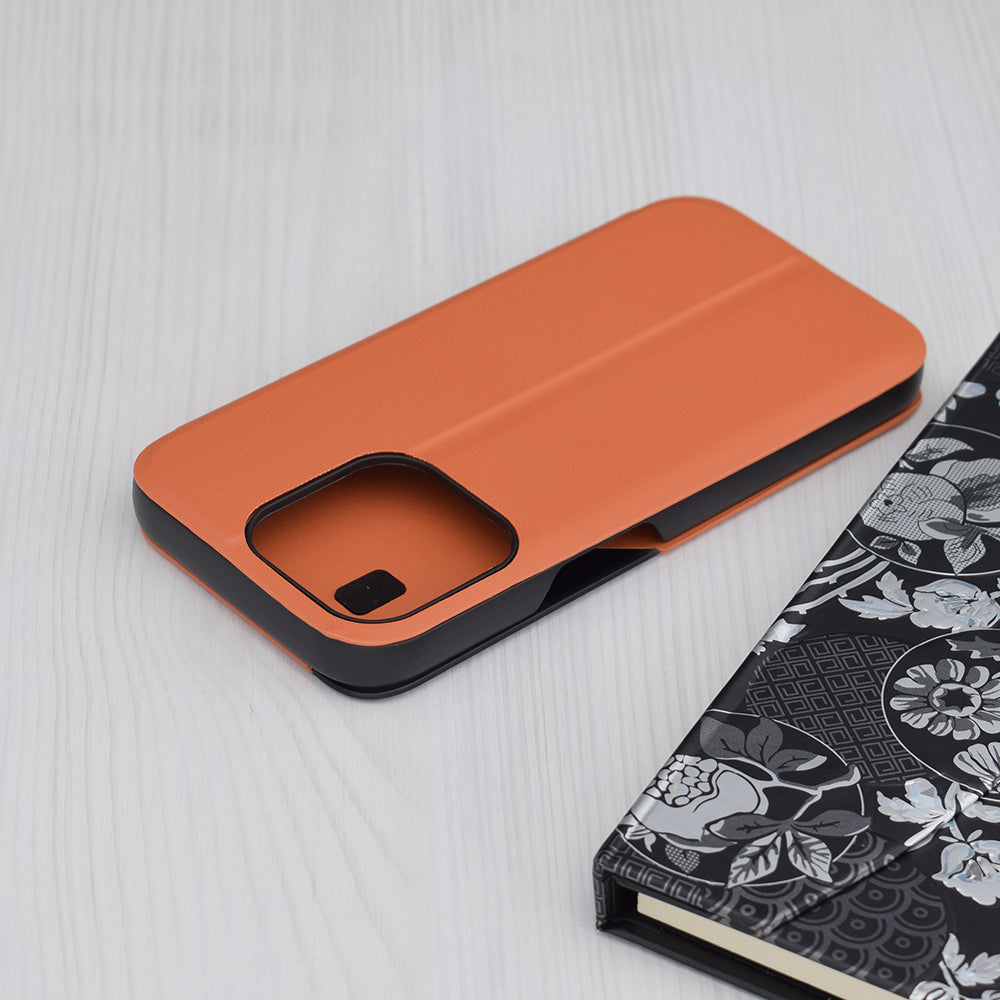 Калъф за Apple iPhone 15 Pro, Techsuit, eFold, Оранжев