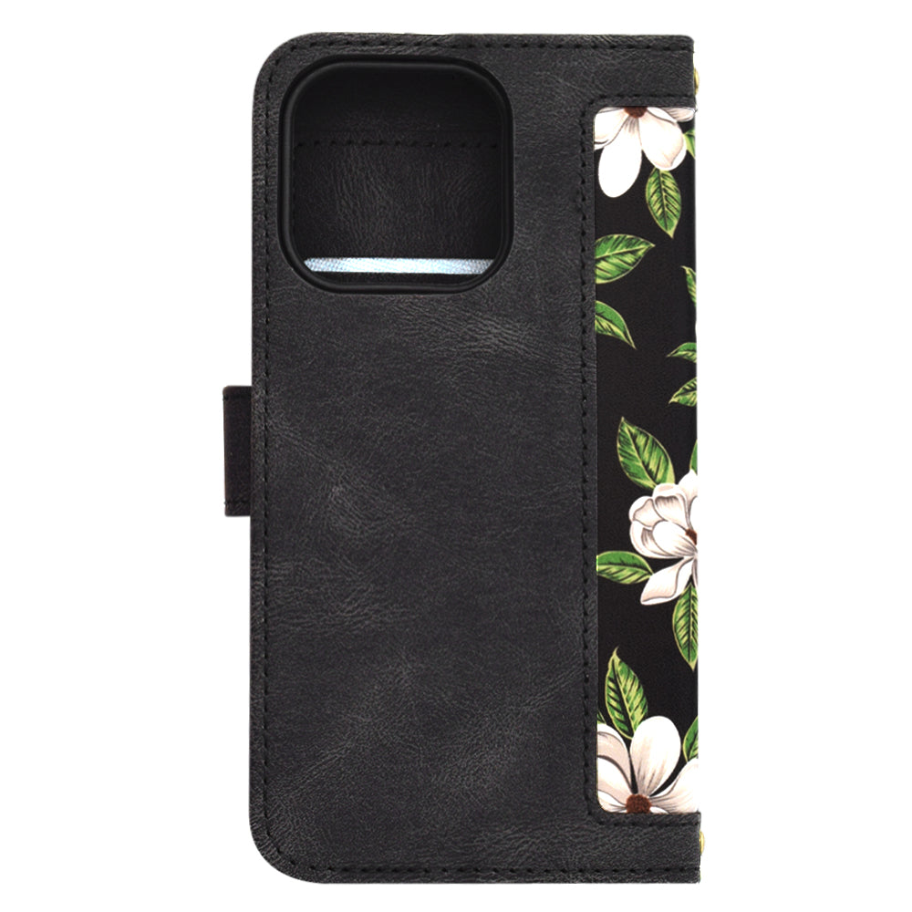Калъф за Apple iPhone 15 Pro, Techsuit, FlipCraft, Черен
