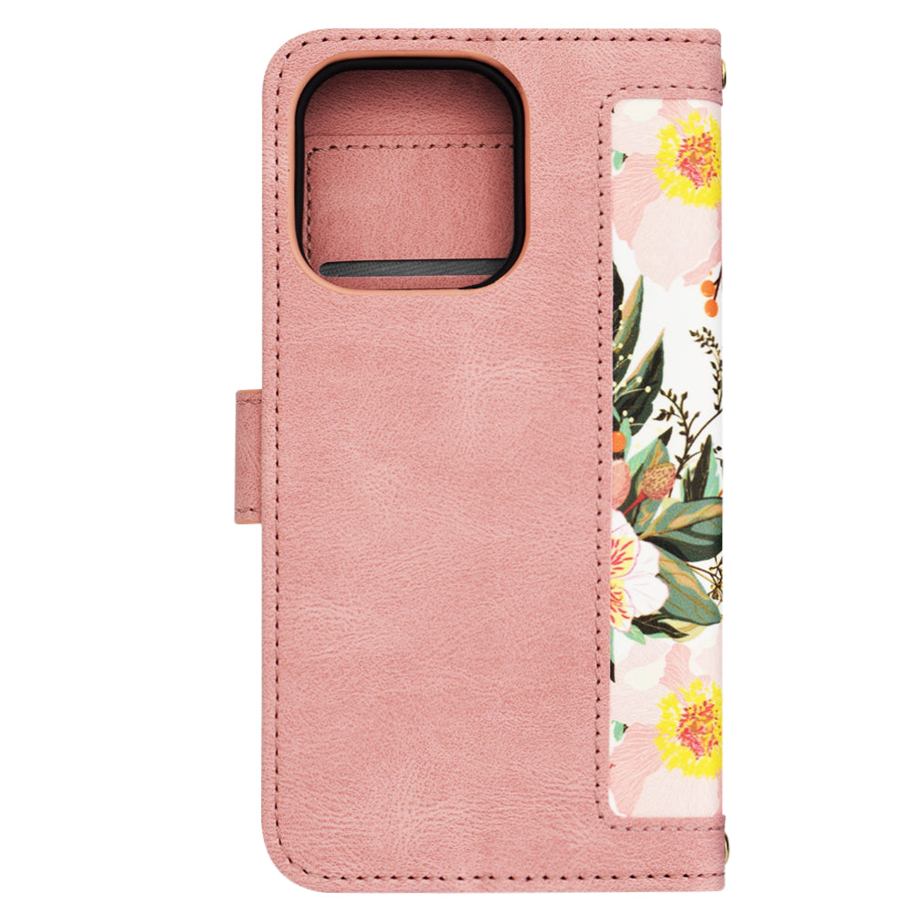 Калъф за Apple iPhone 15 Pro, Techsuit, FlipCraft, Розов