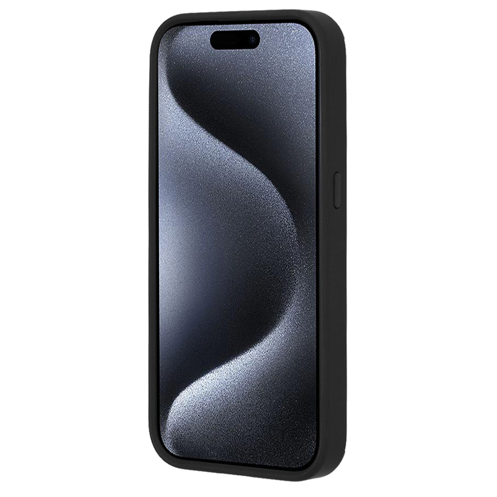Калъф за Apple iPhone 15 Pro, Techsuit, Glinth, Черен