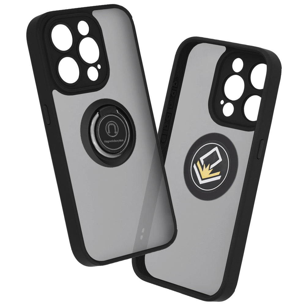 Калъф за Apple iPhone 15 Pro, Techsuit, Glinth, Черен