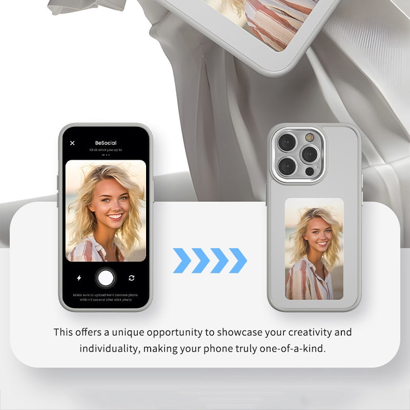 Калъф за Apple iPhone 15, Techsuit, SmartScreen NFC, Черен