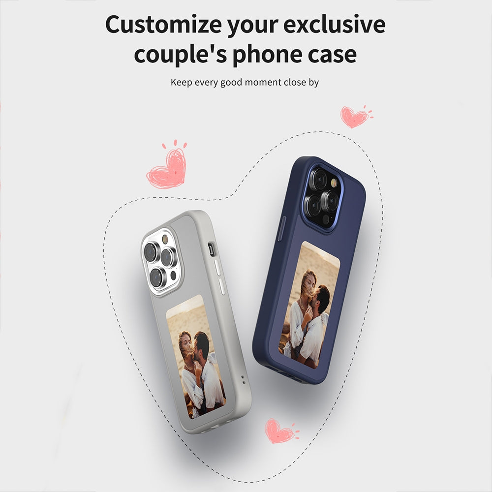 Калъф за Apple iPhone 15, Techsuit, SmartScreen NFC, Черен