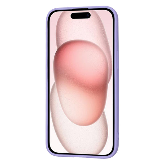 Калъф за Apple iPhone 15, Techsuit, SoftFlex, Светло лилав