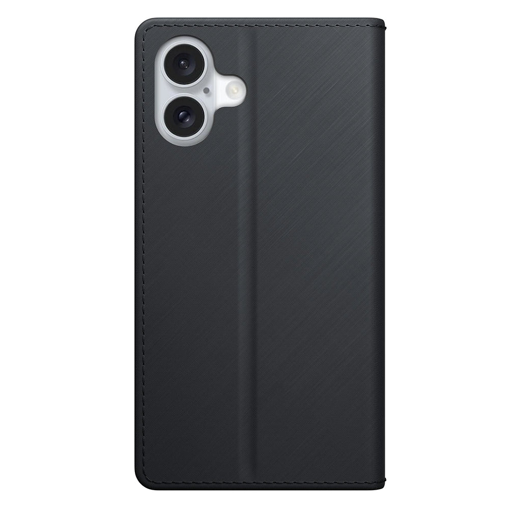 Калъф за Apple iPhone 16, 3MK, Wallet, Черен
