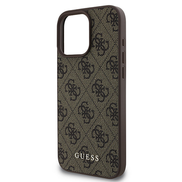 Калъф за Apple iPhone 16, Guess, 4G Classic, Розов