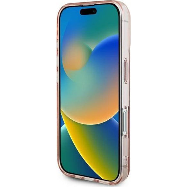 Калъф за Apple iPhone 16, Guess, IML Heart, Розов