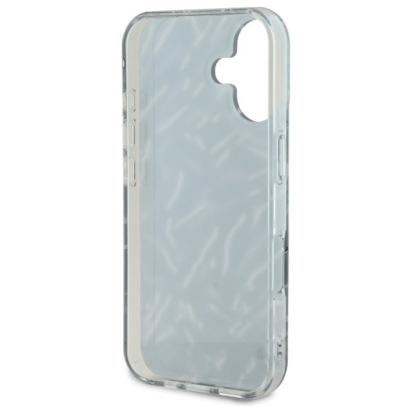 Калъф за Apple iPhone 16, Karl Lagerfeld, Zebra with Cord Strap, Лилав