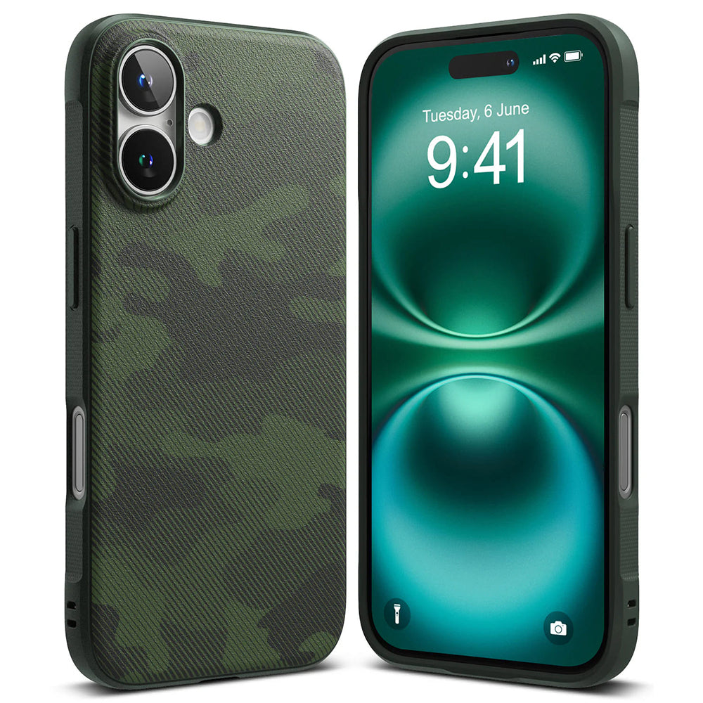 Калъф за Apple iPhone 16 Plus, Ringke, Onyx Design, Зелен