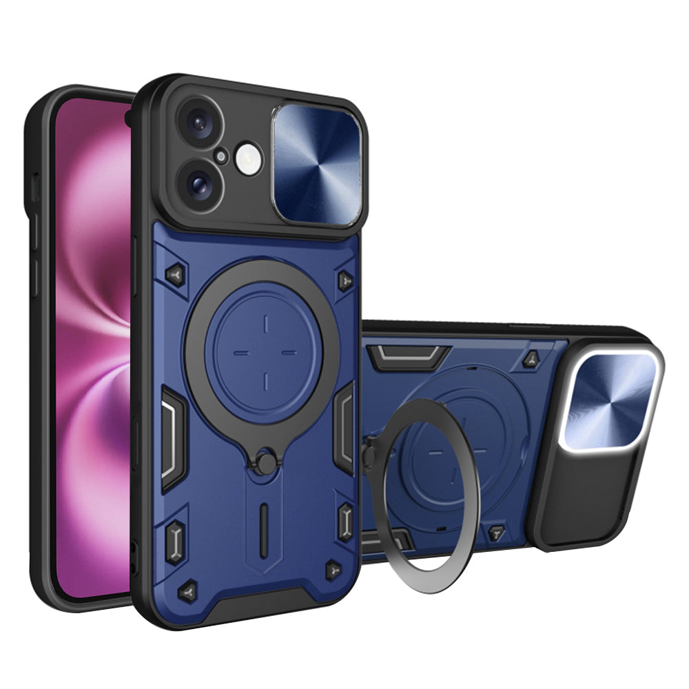 Калъф за Apple iPhone 16 Plus, Techsuit, CamGuard Pro, Син