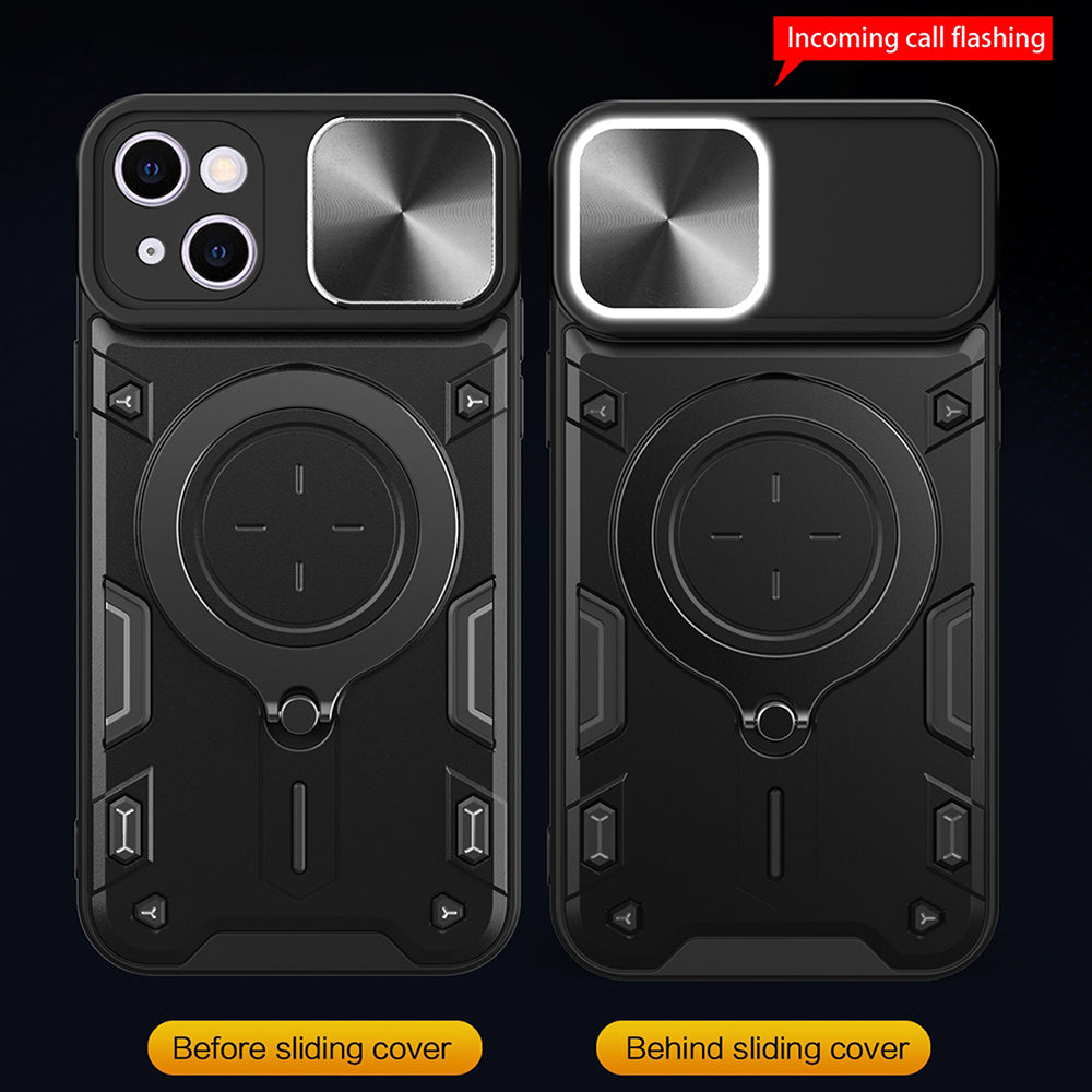 Калъф за Apple iPhone 16 Plus, Techsuit, CamGuard Pro, Червен